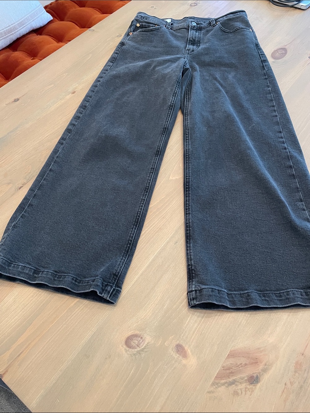 Gap high rise black jeans